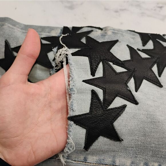 Black Star-Embellished Amiri Jeans💐 - Picture 7 of 7